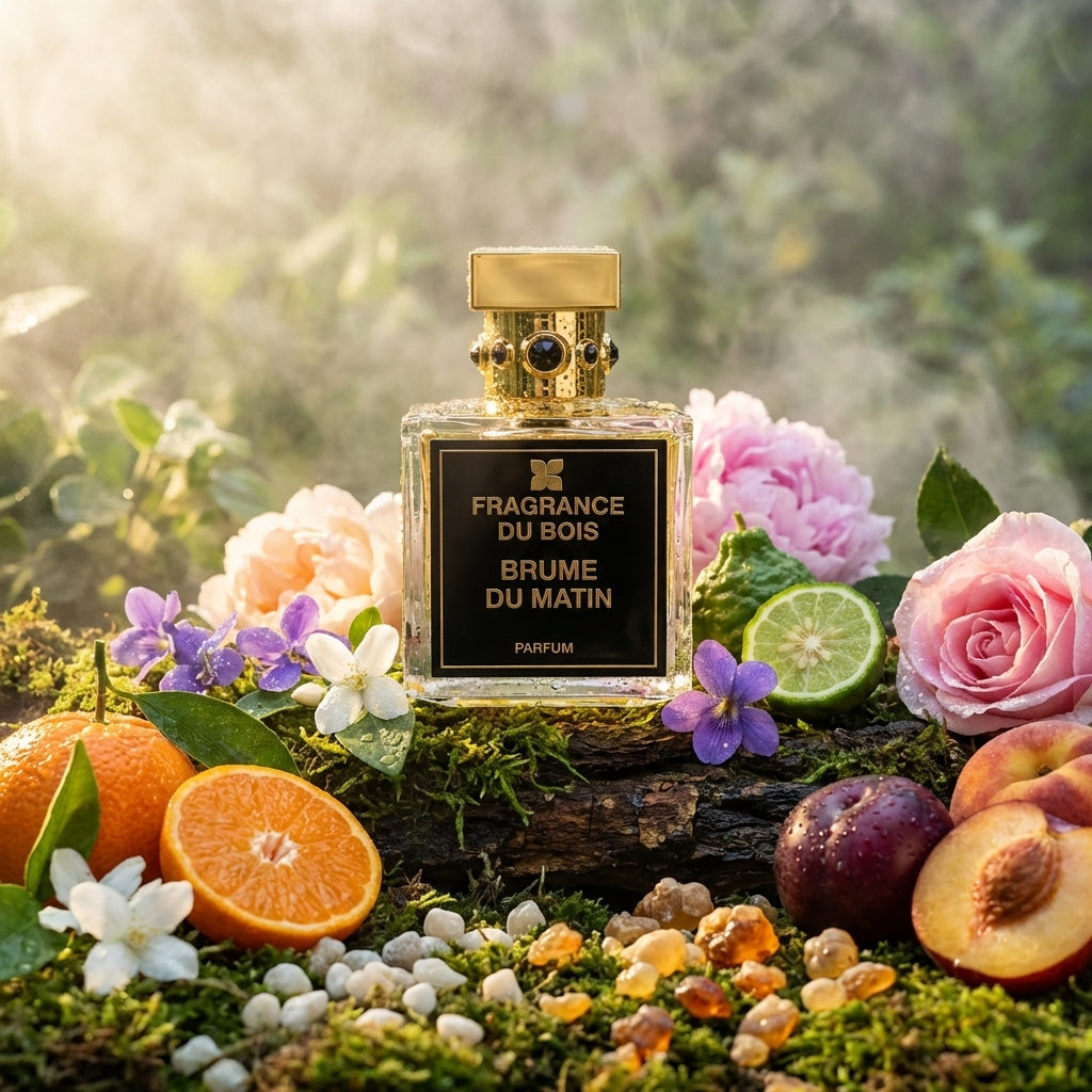 Atmospheric scene of Brume Du Matin by Fragrance Du Bois
