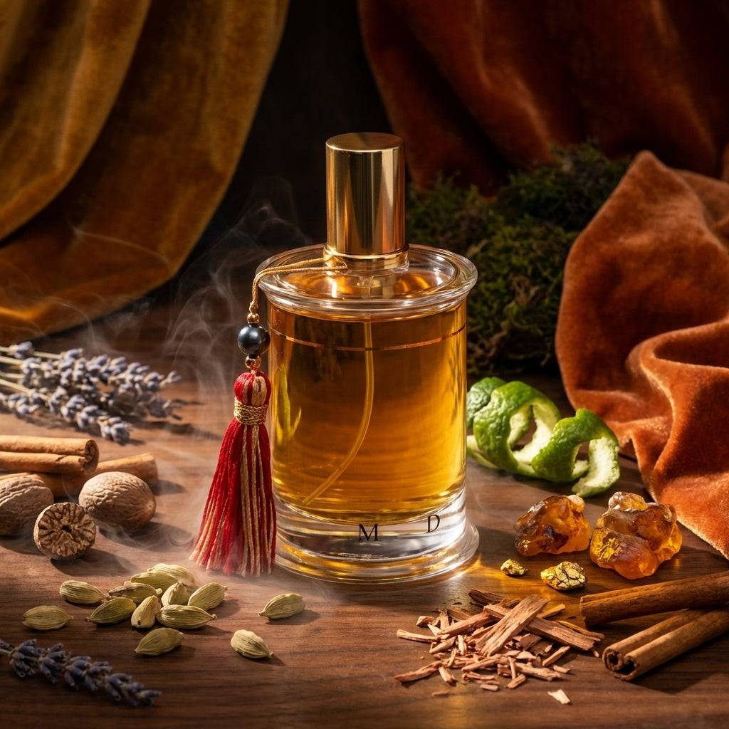 Atmospheric scene of Ambre Topkapi by Parfums MDCI