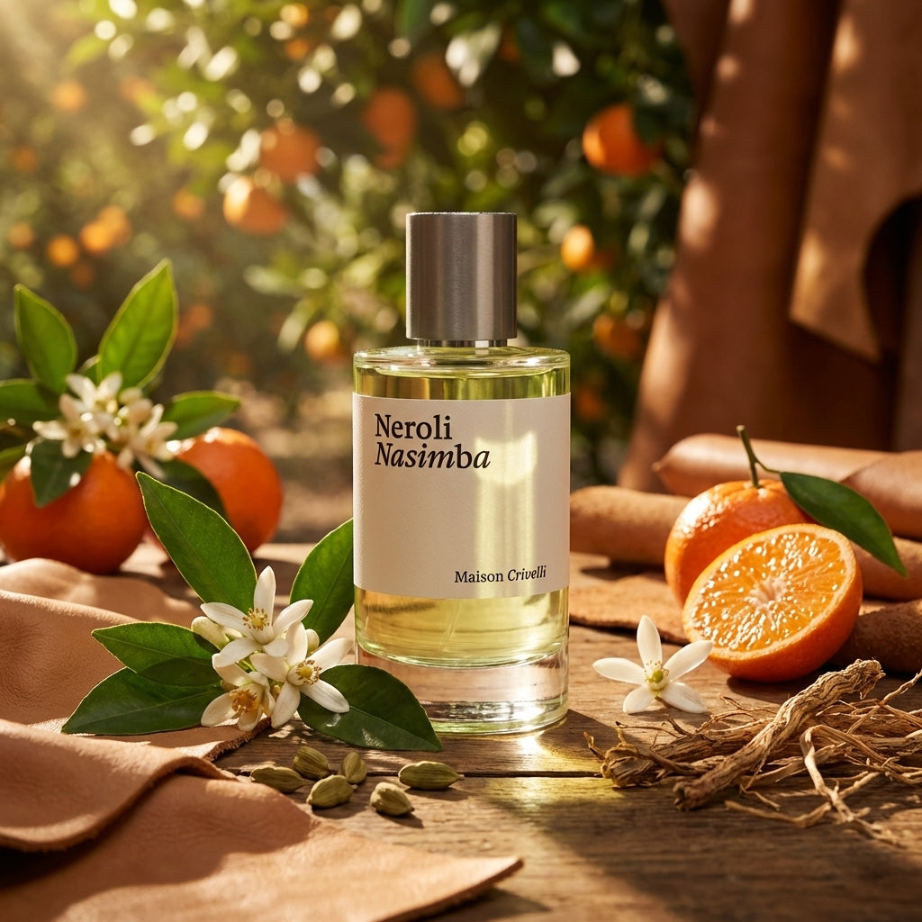 Atmospheric scene of Neroli Nasimba by Maison Crivelli
