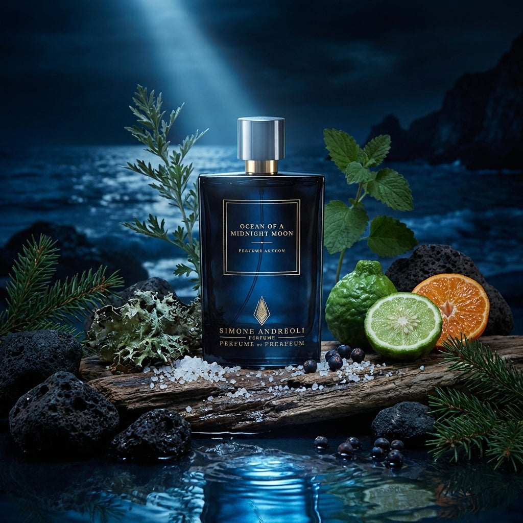 Atmospheric scene of Ocean of a Midnight Moon by Simone Andreoli