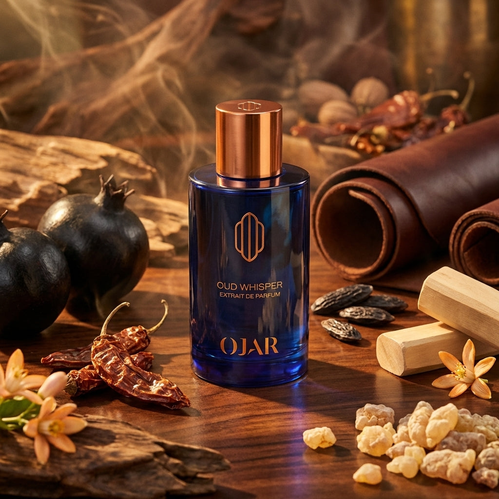 Atmospheric scene of Oud Whisper by Ojar