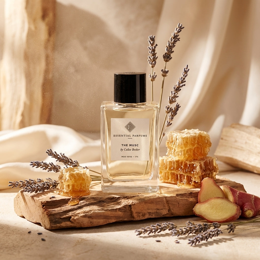 Atmospheric scene of The Musc by Essential Parfums