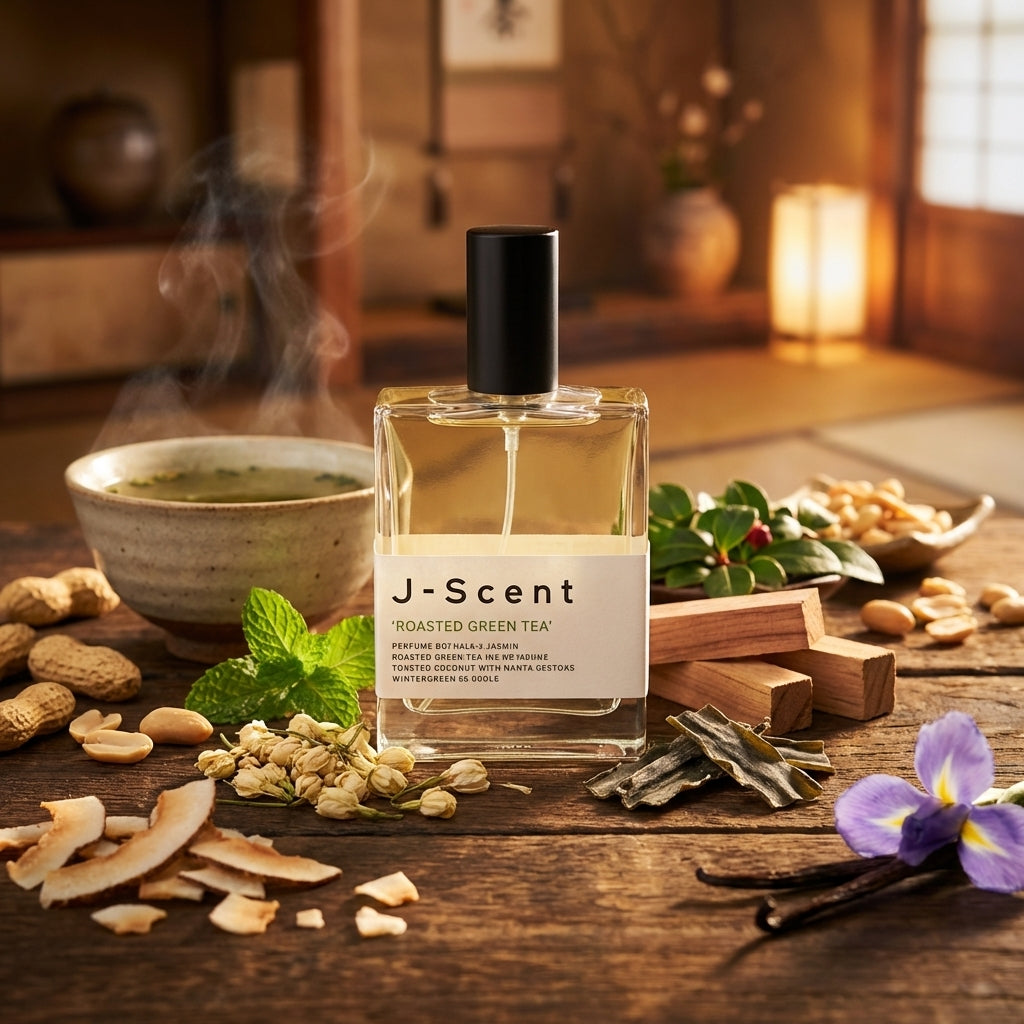 Atmospheric scene of Roasted Green Tea by J-Scent