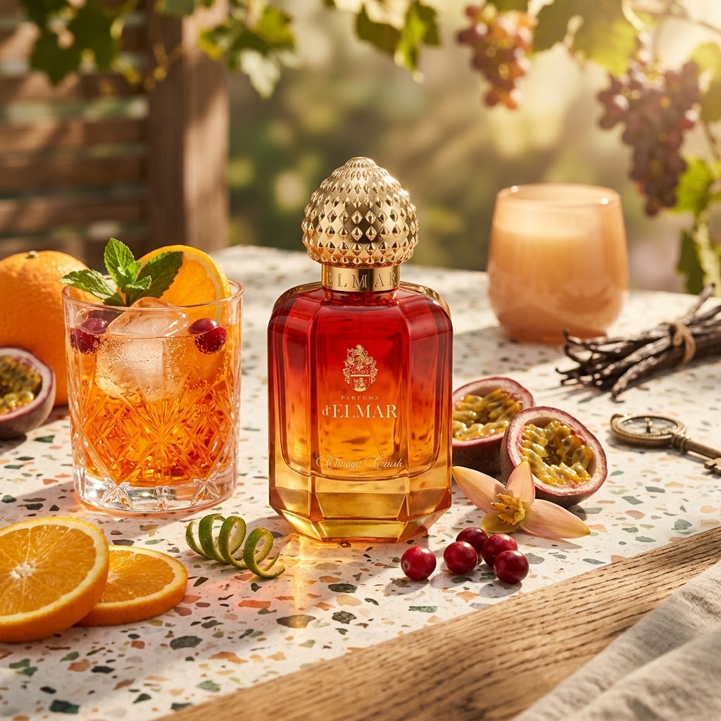Atmospheric scene of Orange Crush by Parfums D'Elmar