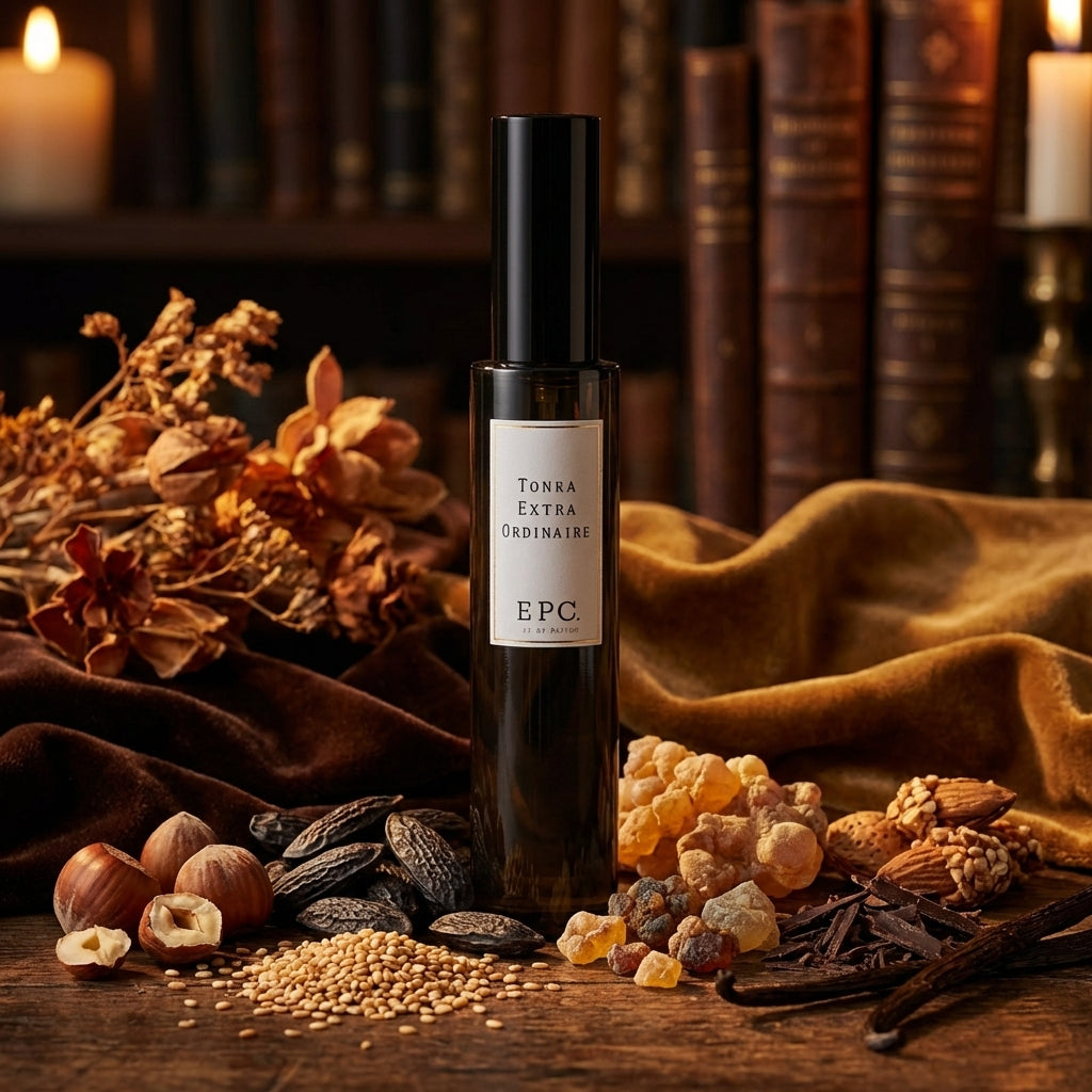 Atmospheric scene of Tonka Extraordinaire by Experimental Perfume Club