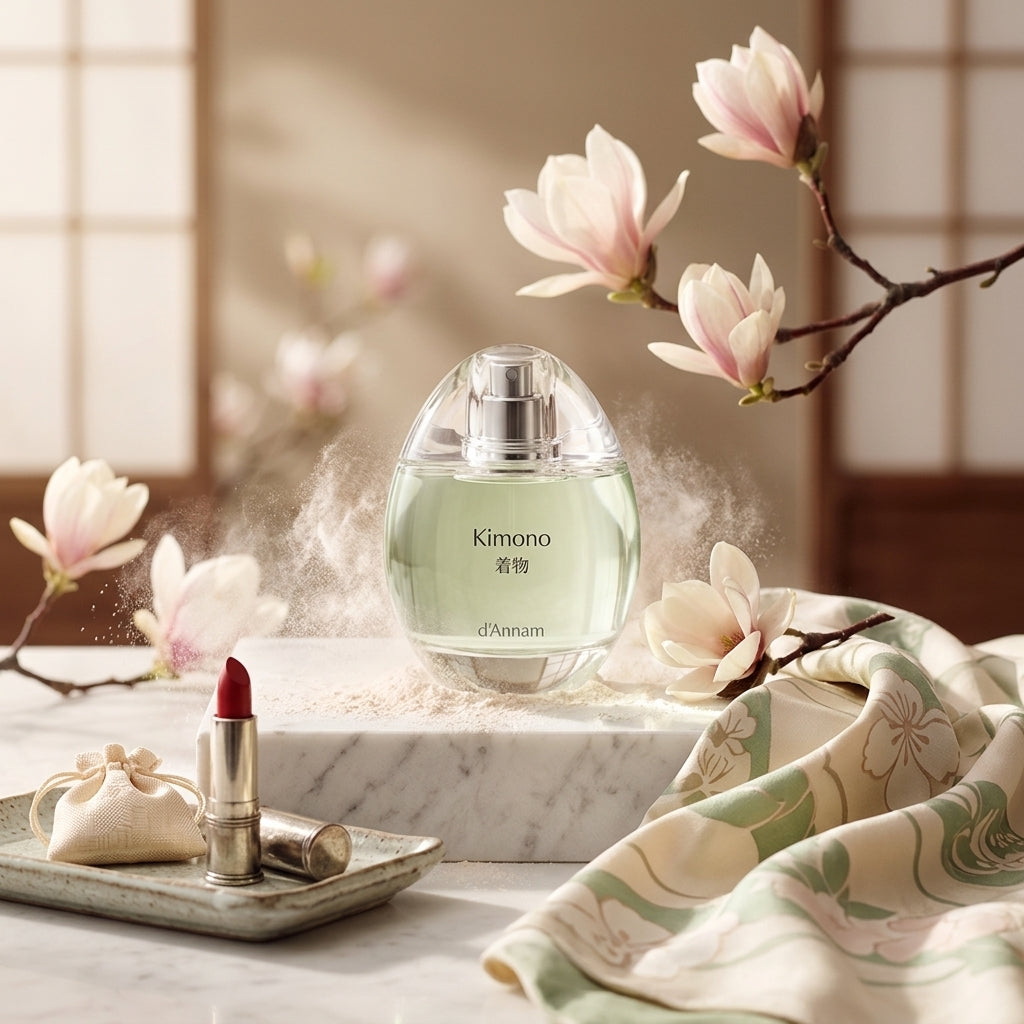 Atmospheric scene of Kimono by d'Annam