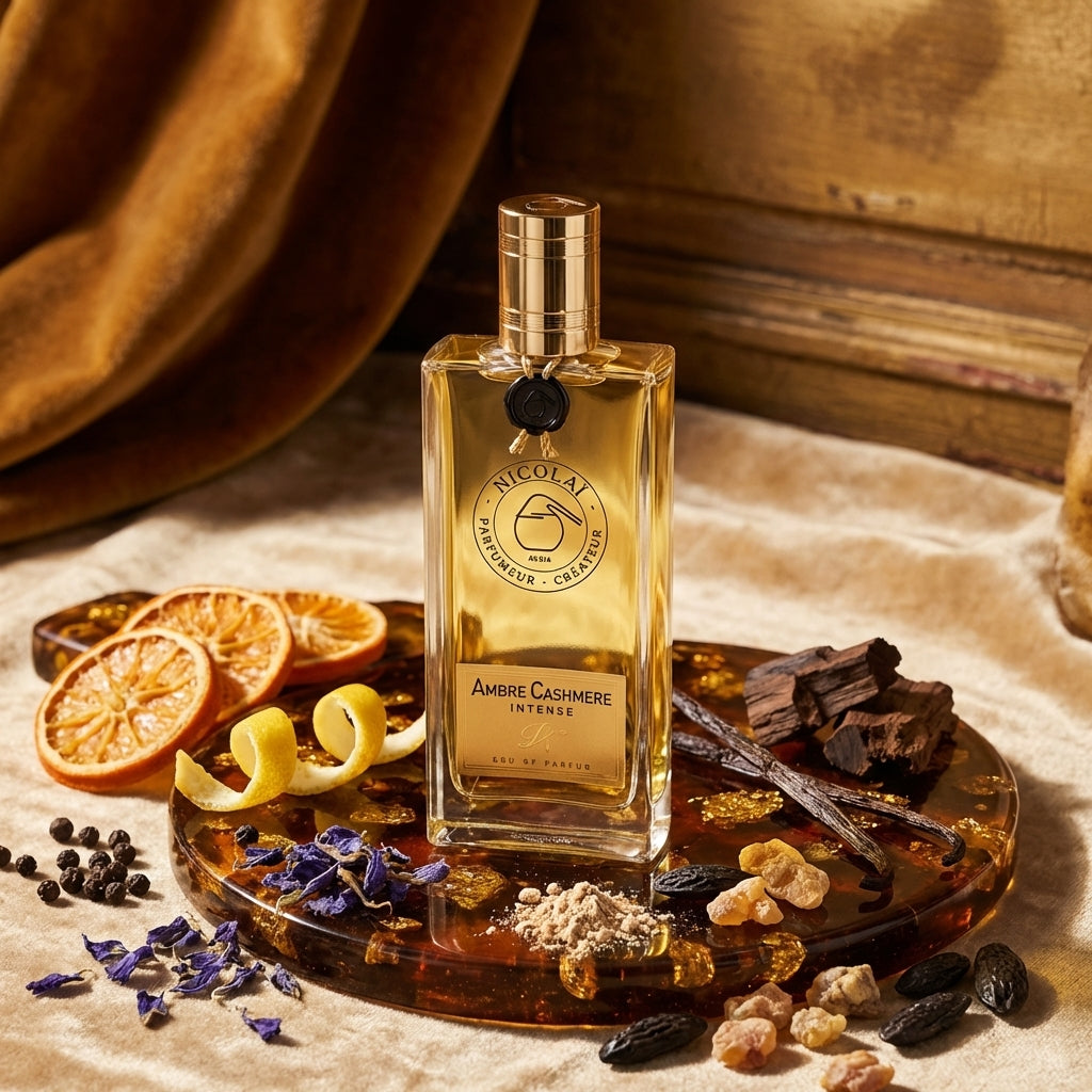 Atmospheric scene of Ambre Cashmere by Nicolaï