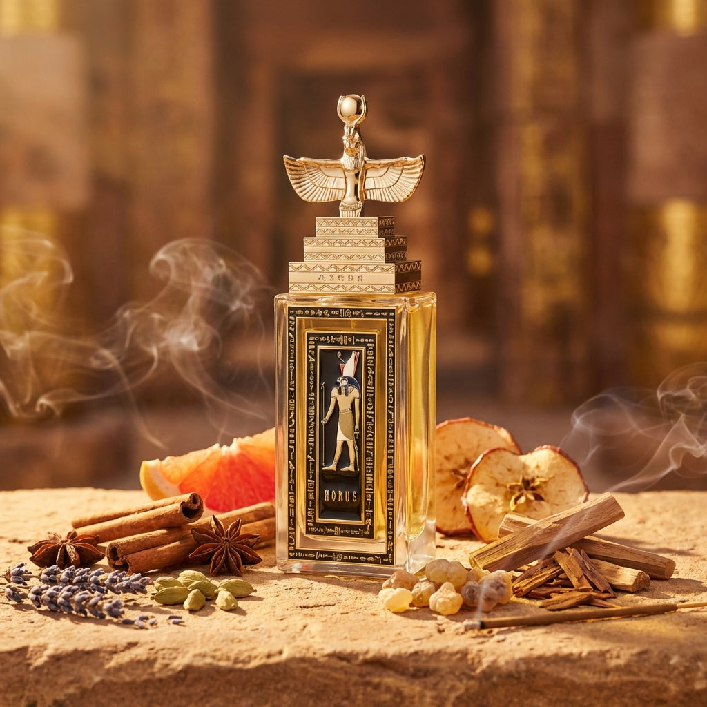 Atmospheric scene of Horus by Aswan