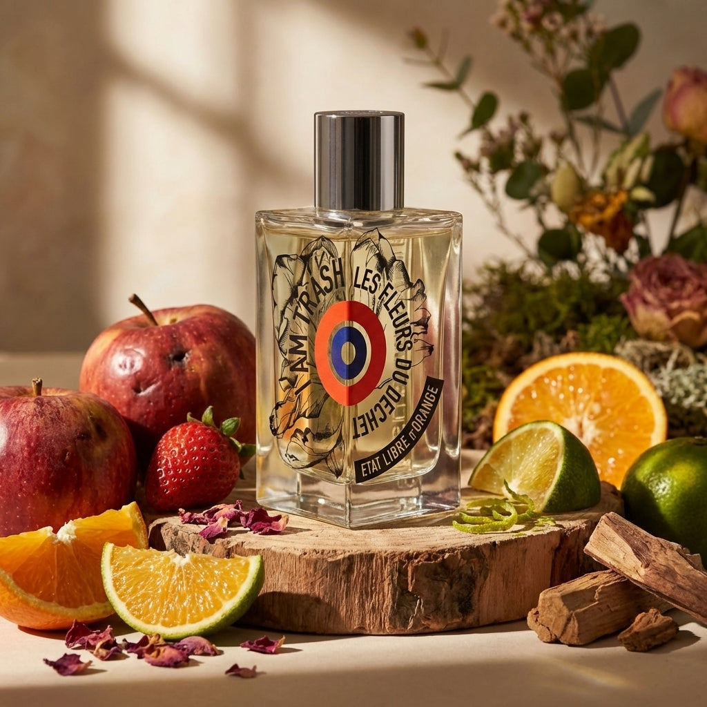 Atmospheric scene of Les Fleurs du Déchet - I am Trash by Etat Libre D'Orange