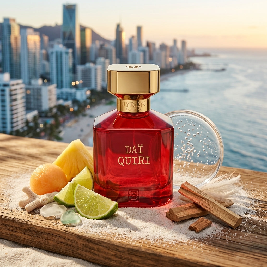 Atmospheric scene of Daï Quiri by Byron Parfums