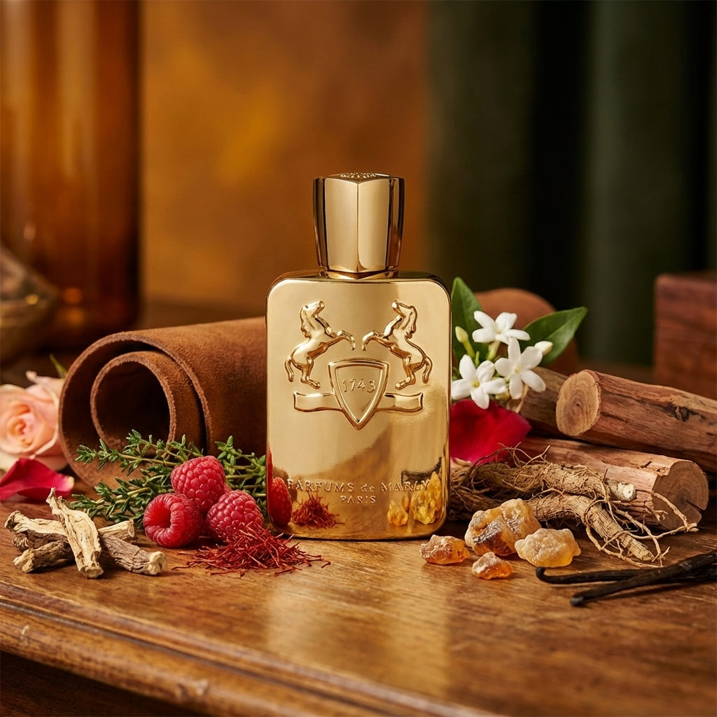 Atmospheric scene of Godolphin by Parfums de Marly