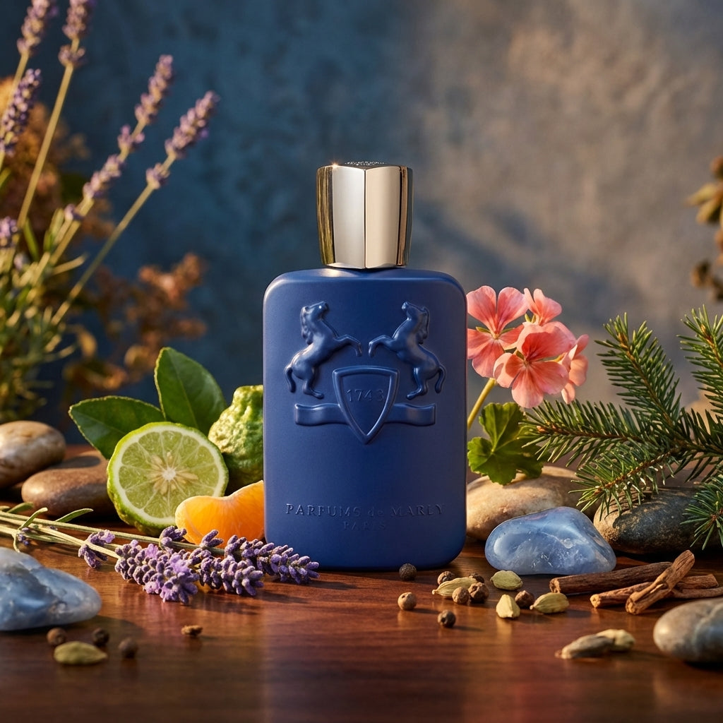 Atmospheric scene of Percival by Parfums de Marly