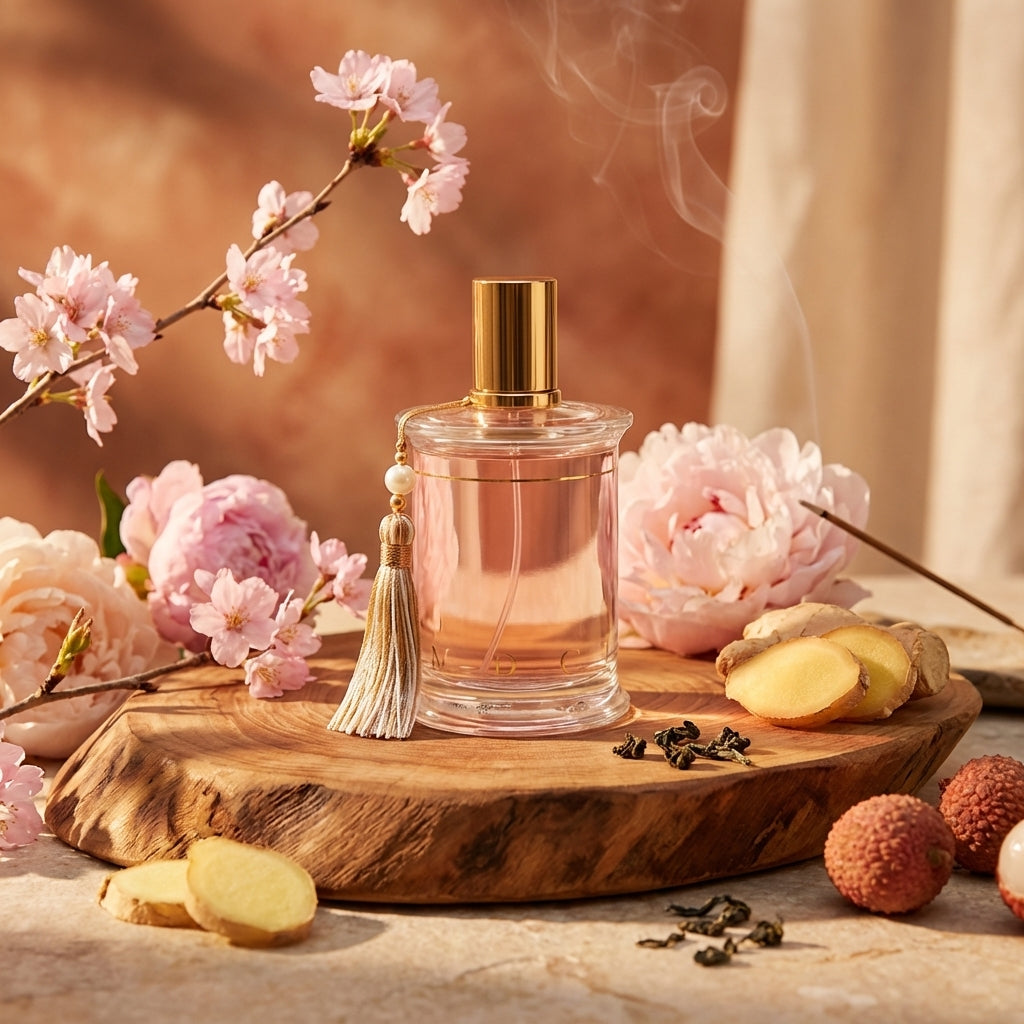 Atmospheric scene of Cio Cio San by Parfums MDCI
