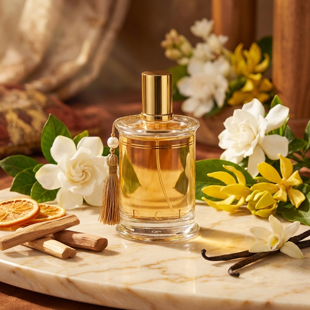 Atmospheric scene of Nuit Andalouse by Parfums MDCI