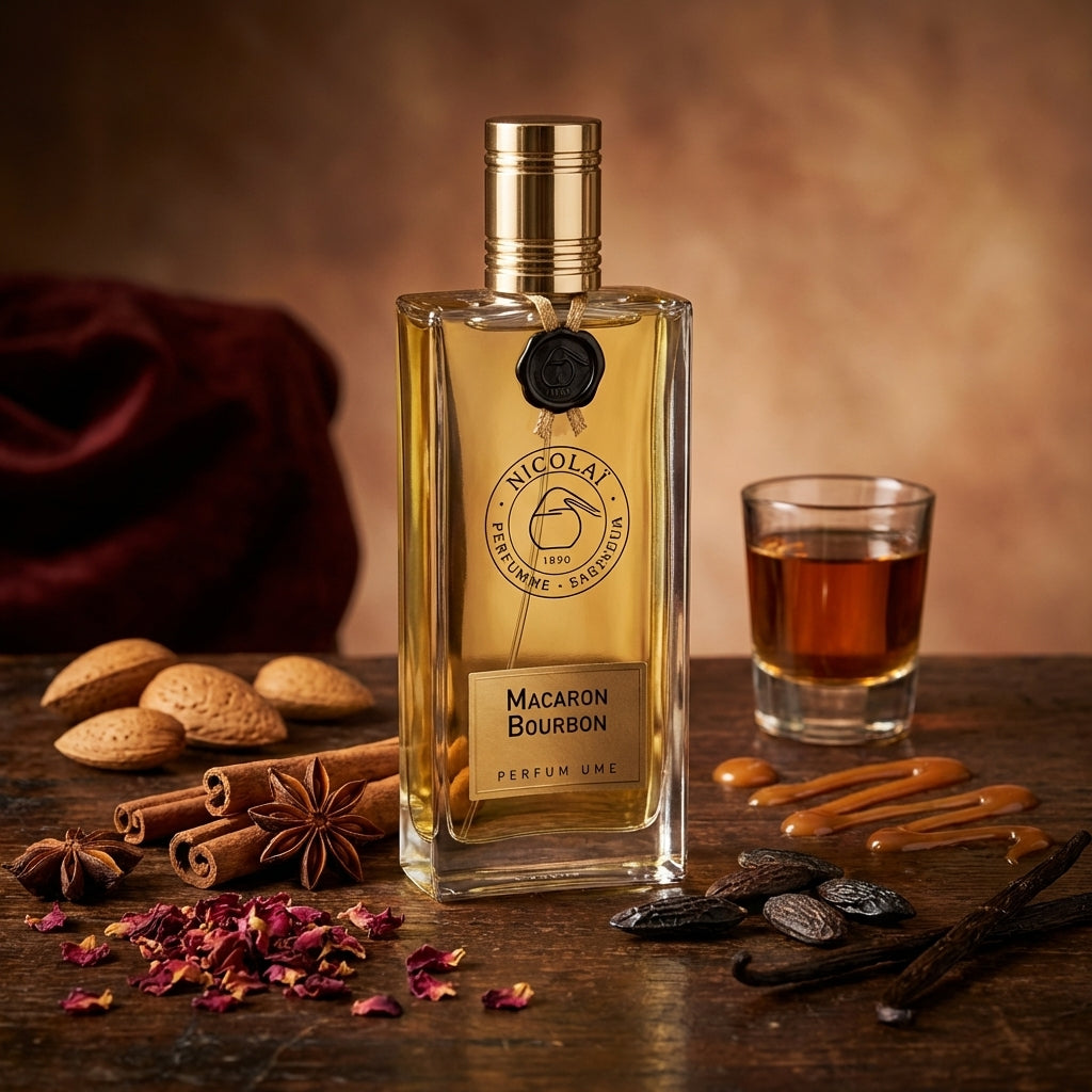 Atmospheric scene of Macaron Bourbon by Nicolaï