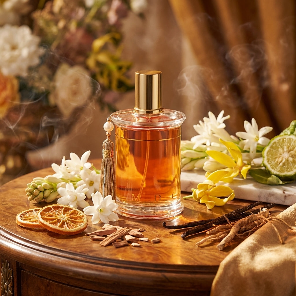 Atmospheric scene of Enlèvement au Sérail by Parfums MDCI