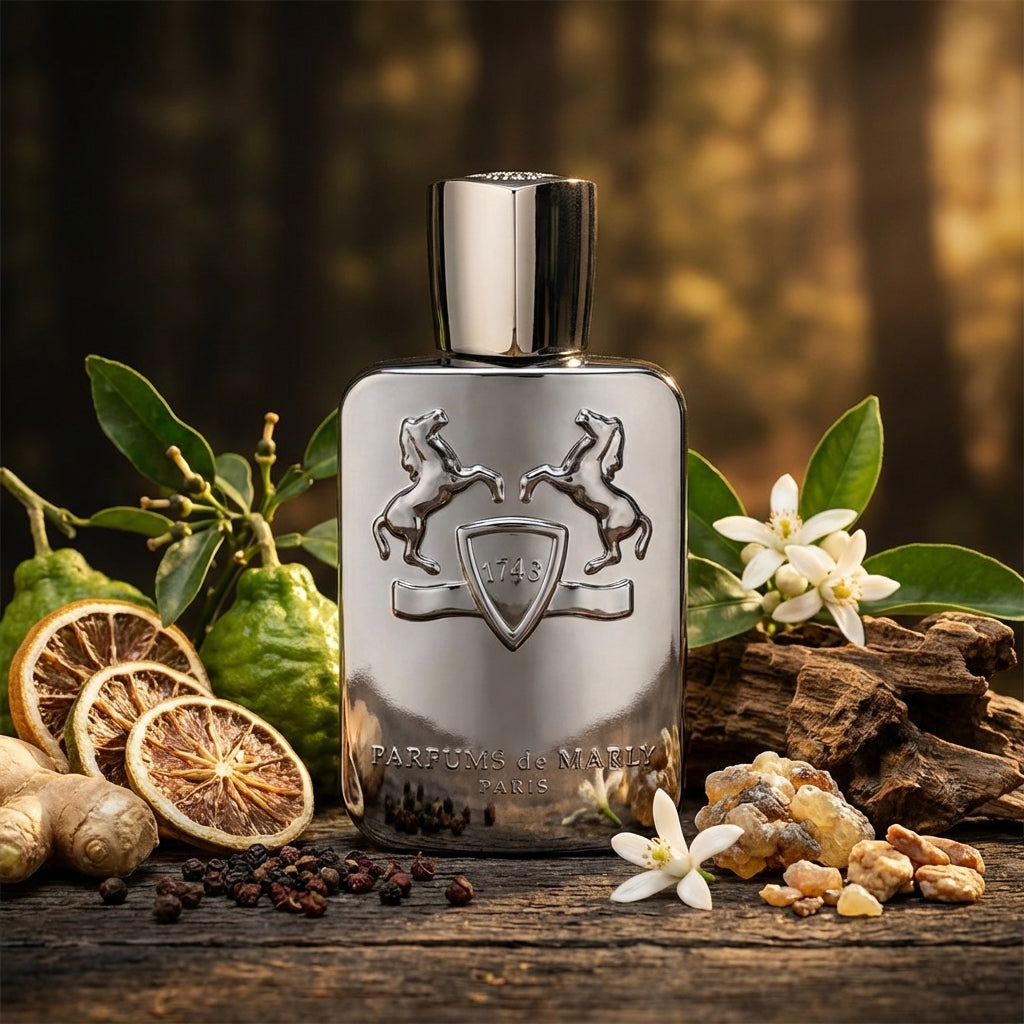 Atmospheric scene of Castley by Parfums de Marly