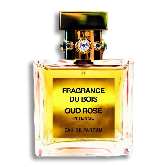 Product shot of Oud Rose Intense by Fragrance Du Bois