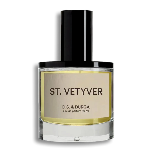 Product shot of St. Vetyver by D.S. & Durga