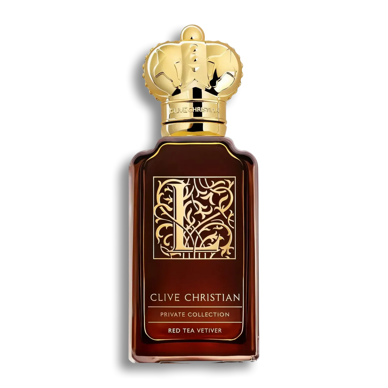 Product shot of L: Red Tea Vetiver by Clive Christian