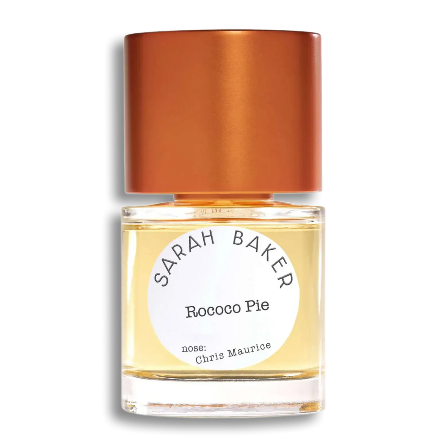 Product shot of Rococo Pie by Sarah Baker