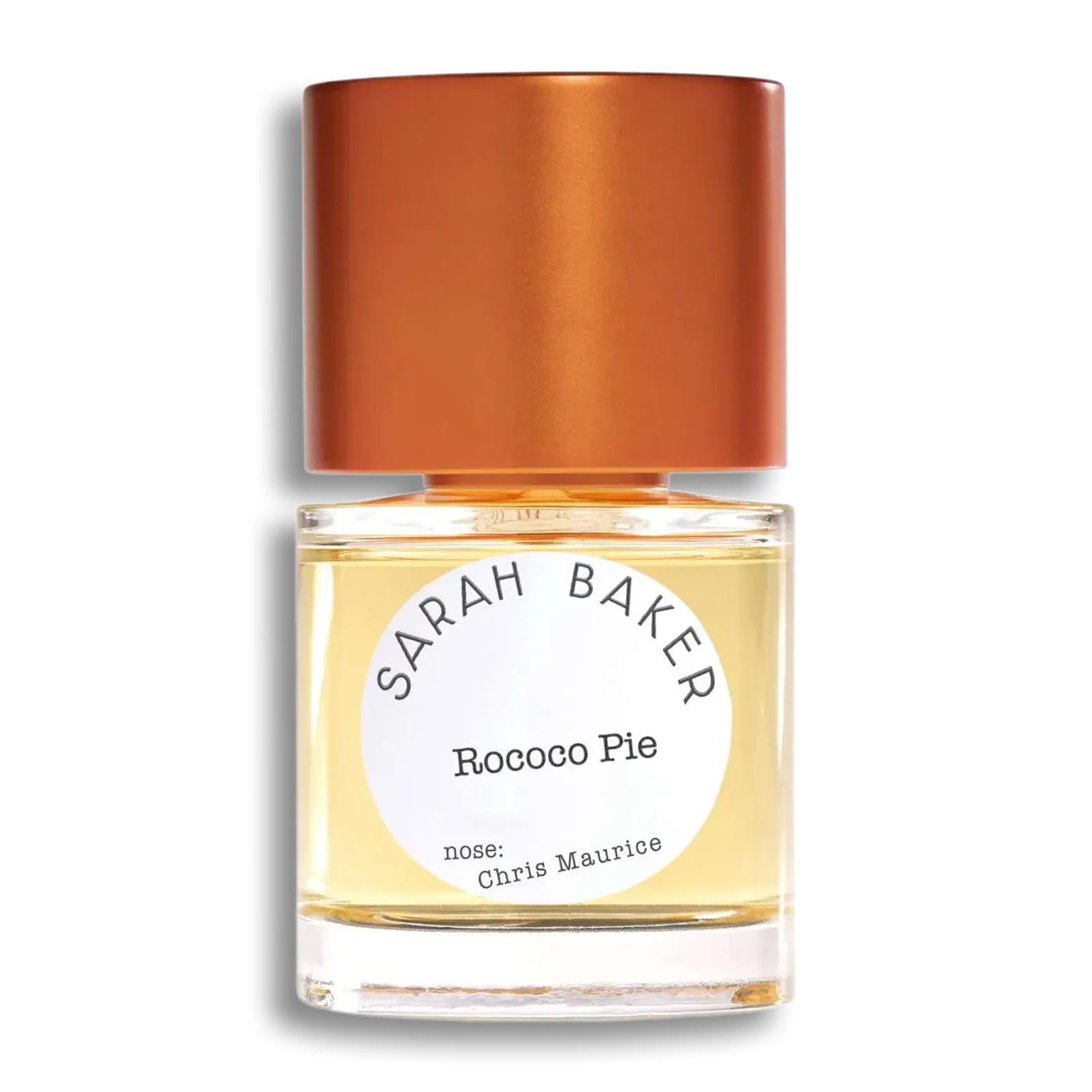 Product shot of Rococo Pie by Sarah Baker