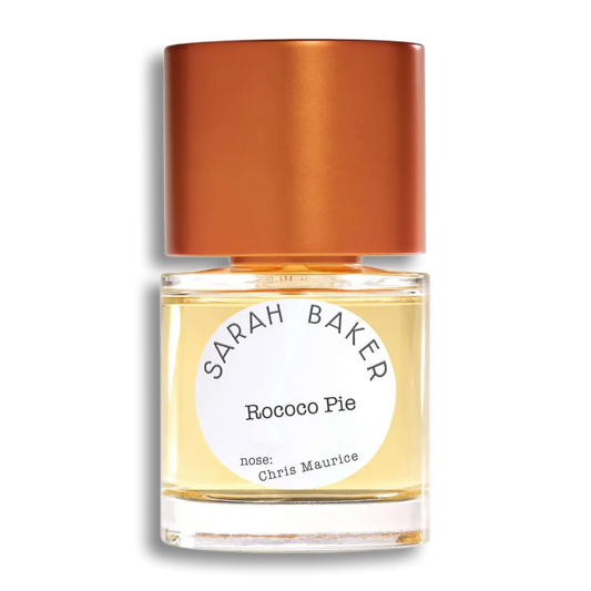 Product shot of Rococo Pie by Sarah Baker