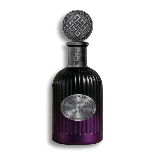 Product shot of Memento Audere Semper by Les Folies Du Parfum
