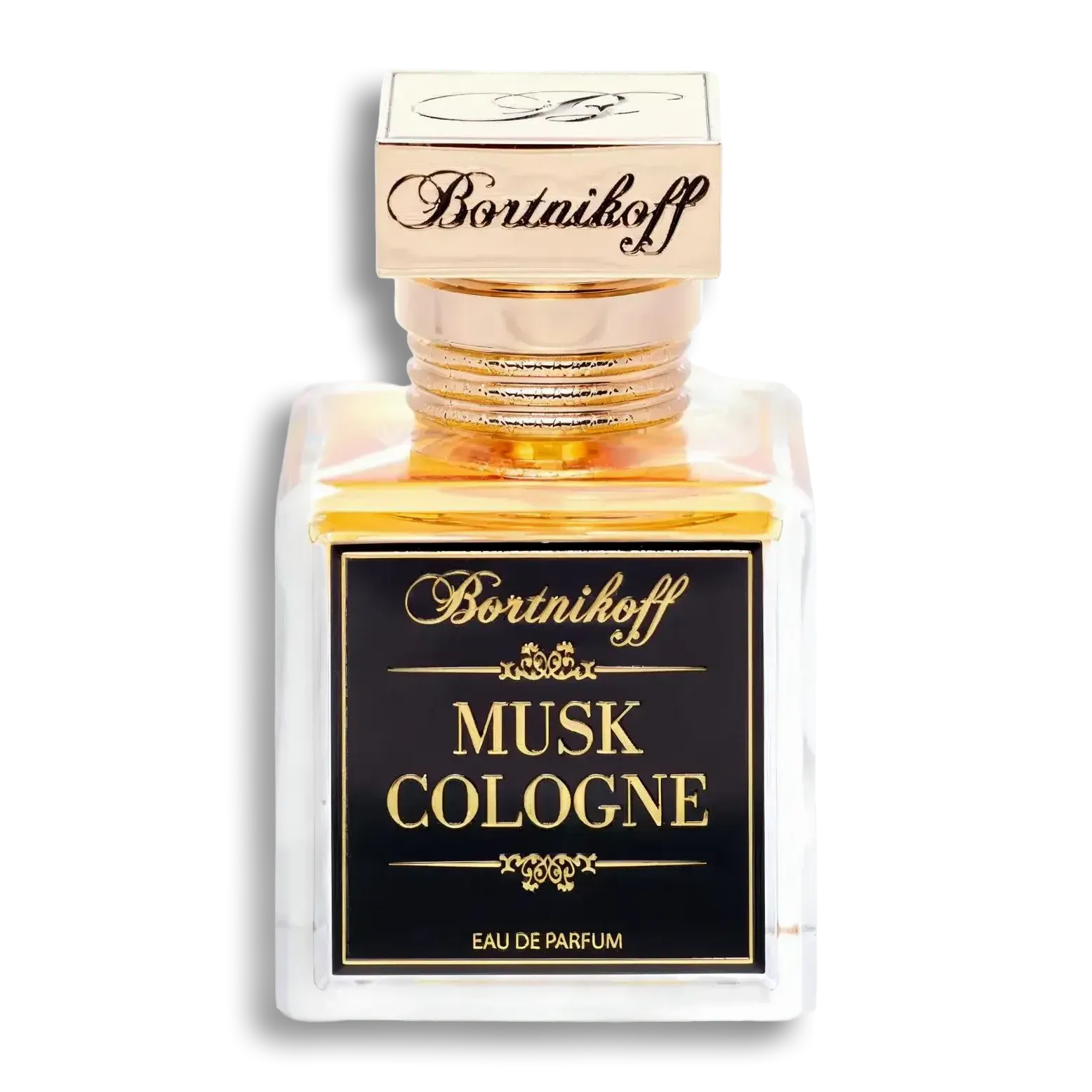 Product shot of Musk Cologne by Bortnikoff