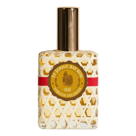 Product shot of Bay Rum by St Johns