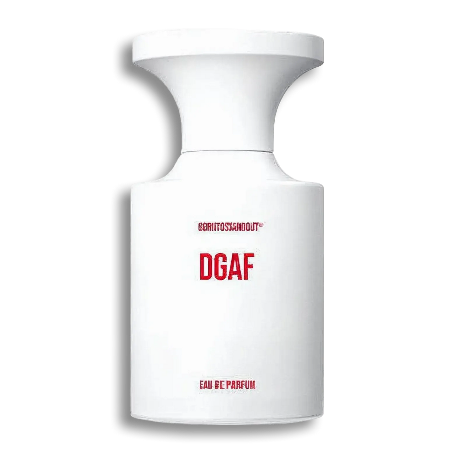 Product shot of DGAF by Borntostandout