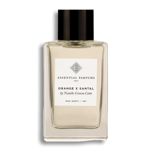 Product shot of Orange X Santal by Essential Parfums