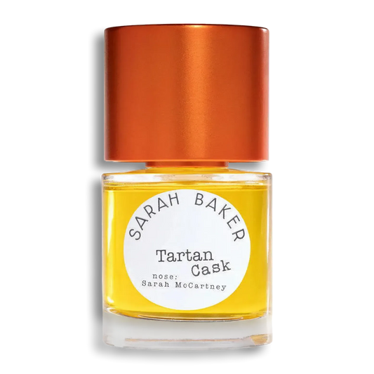Product shot of Tartan Cask by Sarah Baker