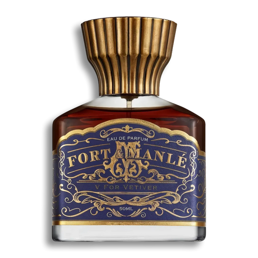 Product shot of V for Vetiver by Fort & Manlé