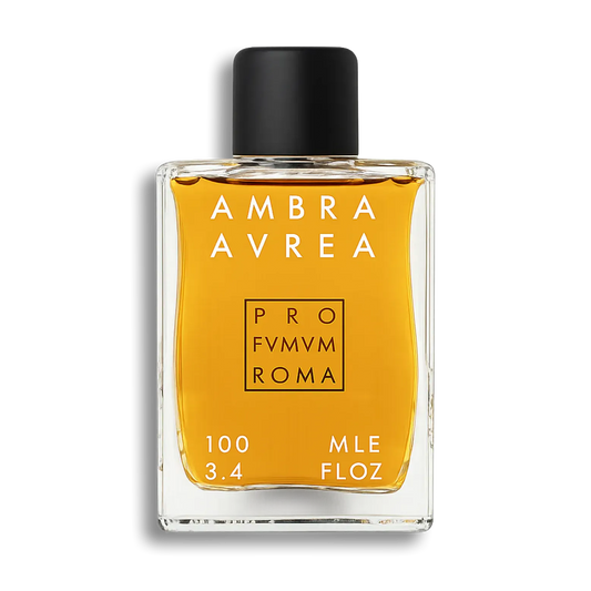 Product shot of Ambra Aurea by Profumum Roma