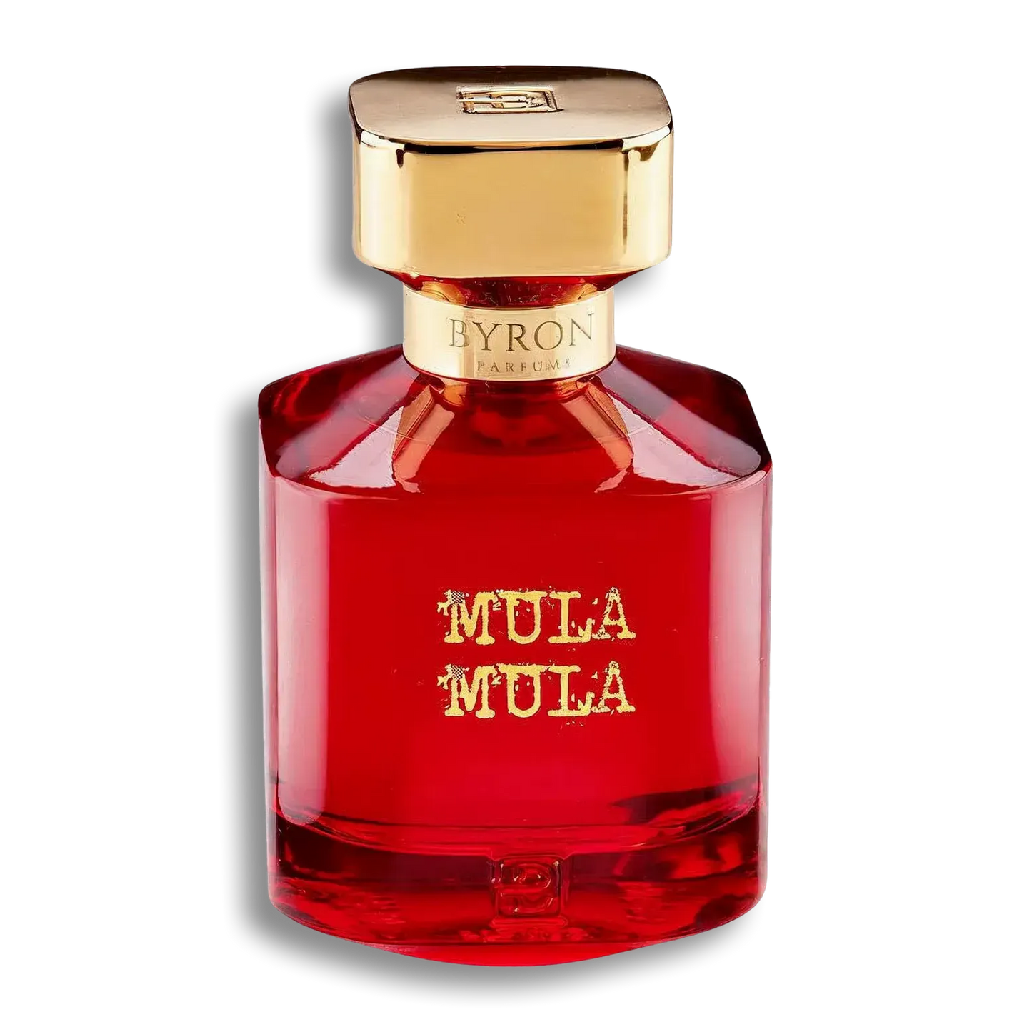 Product shot of Mula Mula Rouge Extrême by Byron Parfums