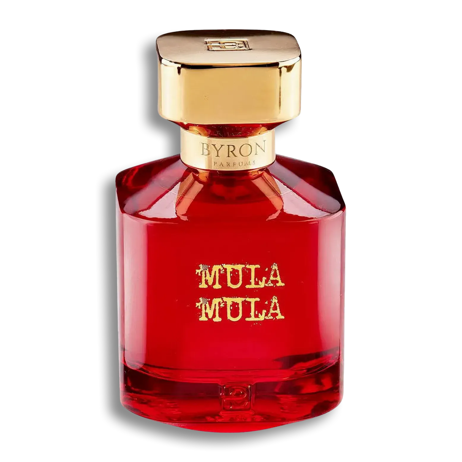 Product shot of Mula Mula Rouge Extrême by Byron Parfums