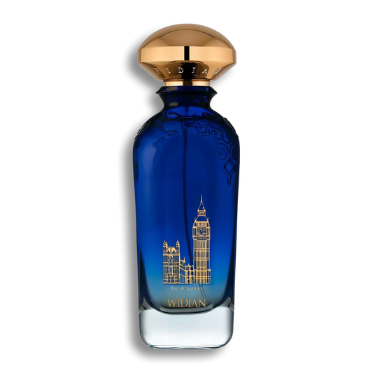 Product shot of London Eau de Parfum by Widian