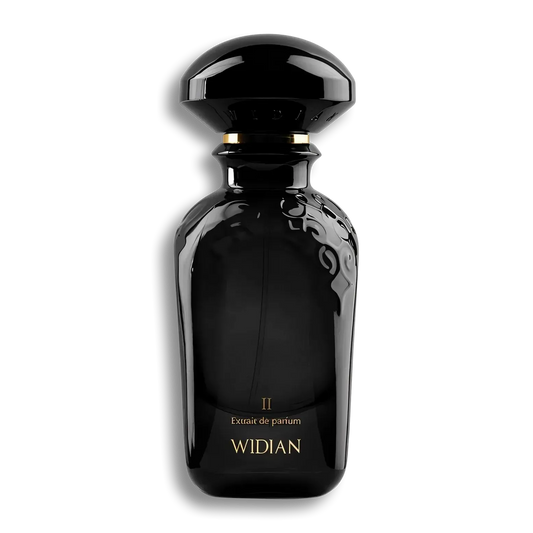 Product shot of Black II Eau de Parfum by Widian