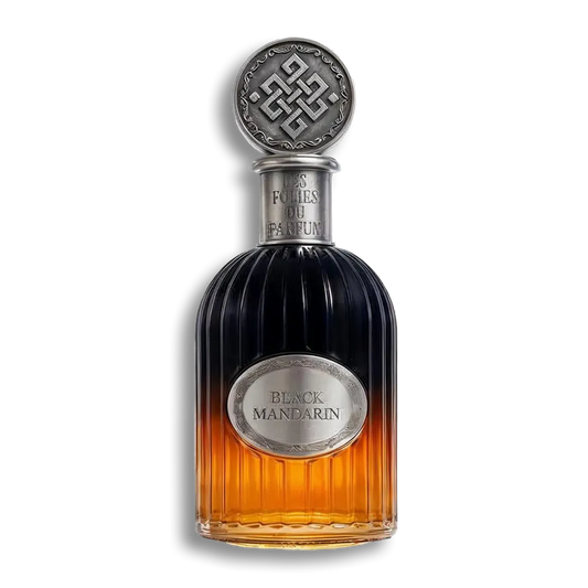 Product shot of Black Mandarin by Les Folies Du Parfum