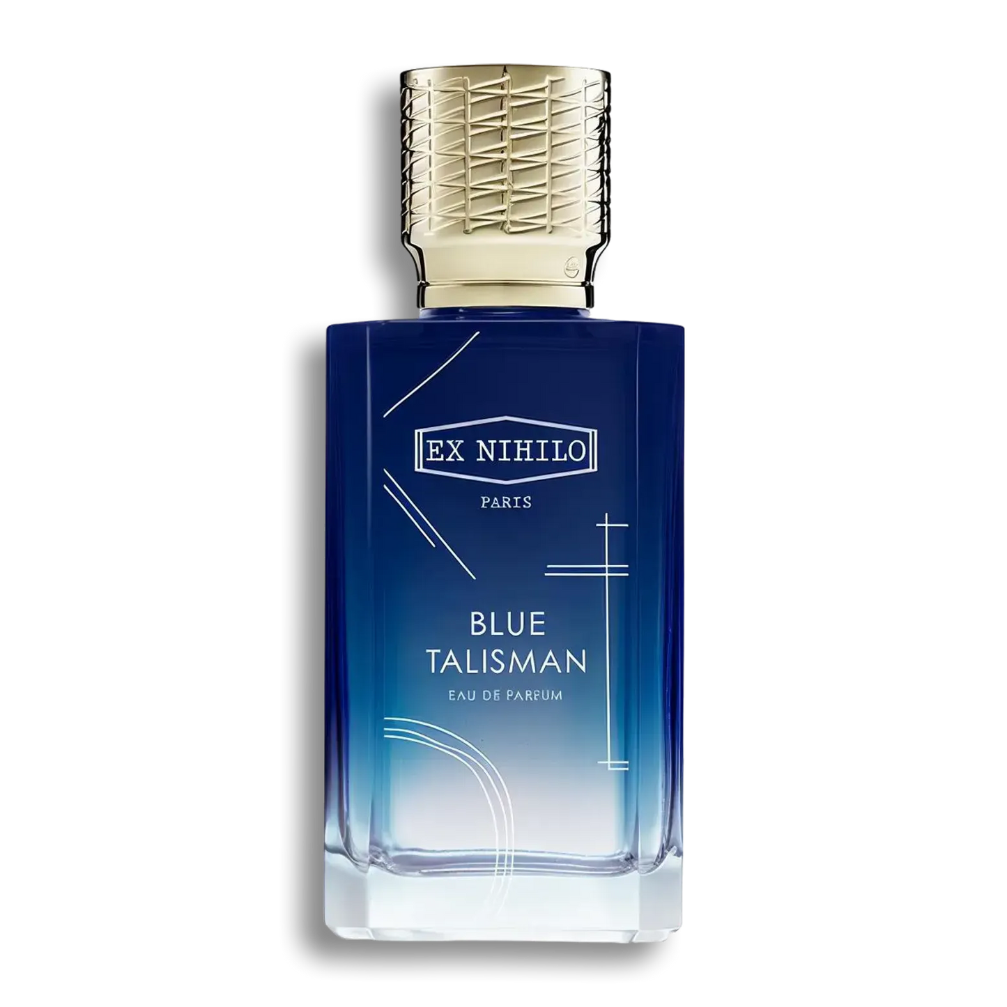 Product shot of Blue Talisman by Ex Nihilo