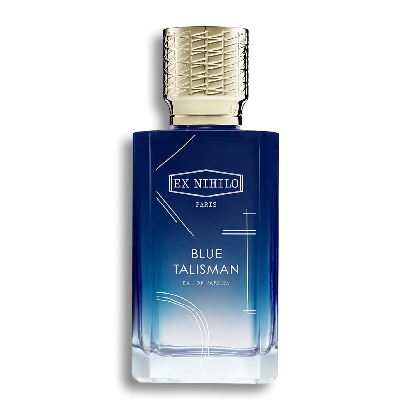 Product shot of Blue Talisman by Ex Nihilo