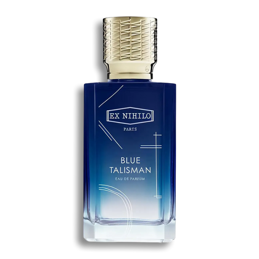 Product shot of Blue Talisman by Ex Nihilo