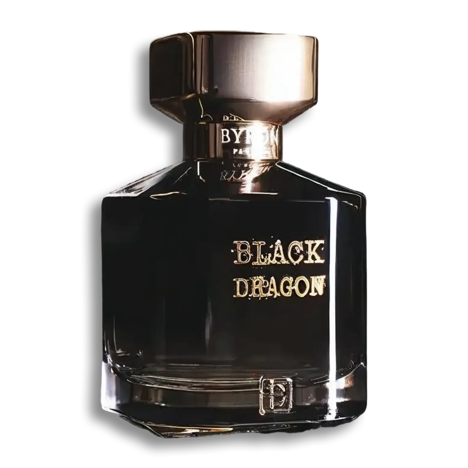 Product shot of Black Dragon by Byron Parfums