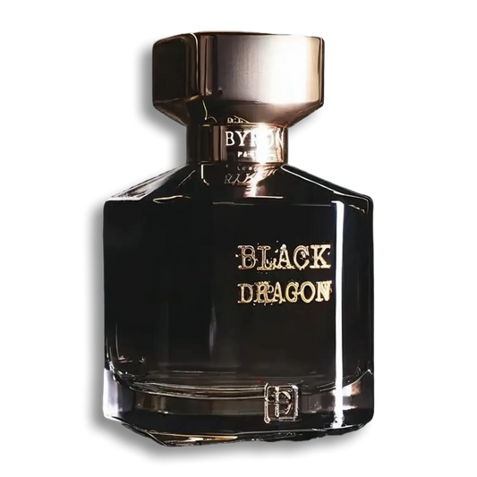 Product shot of Black Dragon by Byron Parfums