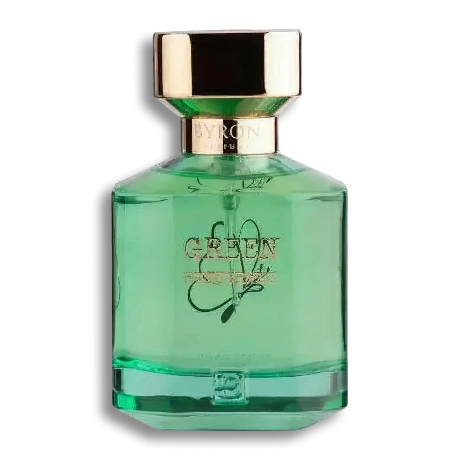 Product shot of Green Butterfly by Byron Parfums
