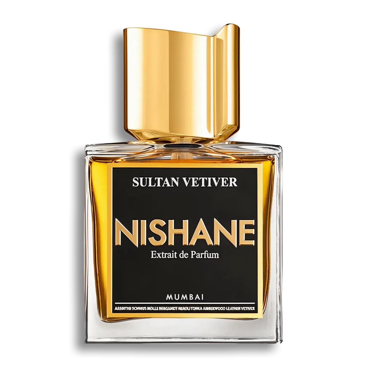 Product shot of Sultan Vetiver by Nishane