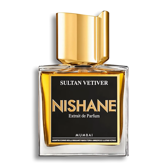 Product shot of Sultan Vetiver by Nishane