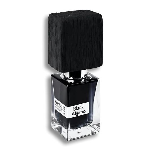 Product shot of Black Afgano by Nasomatto