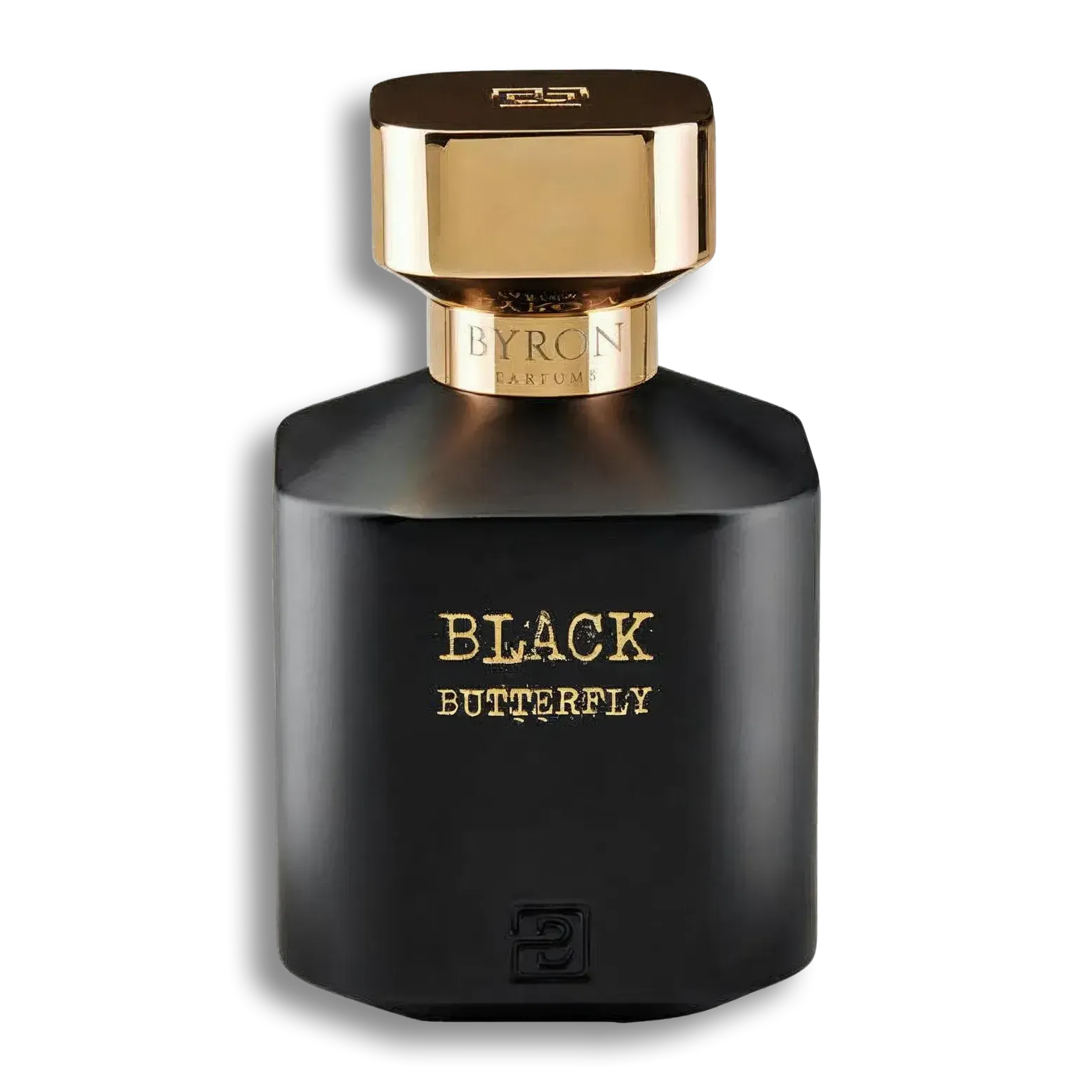 Product shot of Black Butterfly by Byron Parfums